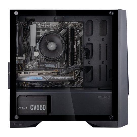 Gaming PC with NVIDIA RTX 5060 Ti 8GB and AMD Ryzen 5 5500