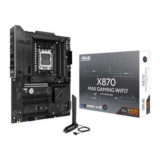 ASUS X870 MAX GAMING WIFI 7 AM5 DDR5 PCIe 5.0 ATX Motherboard