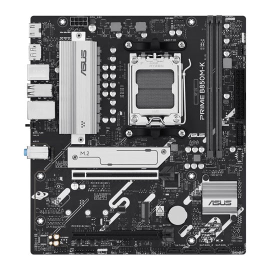 ASUS PRIME B850M-K AM5 DDR5 PCIe 5.0 mATX Motherboard : image 2