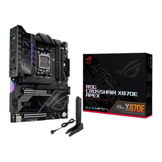 ASUS ROG CROSSHAIR X870E APEX AM5 DDR5 PCIe 5.0 ATX Motherboard