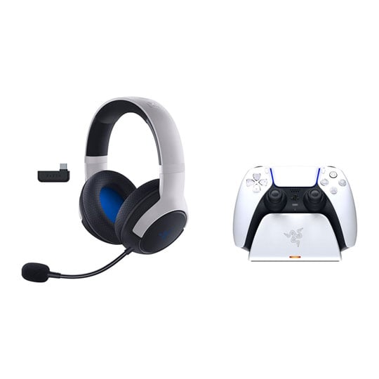 Refurbished Razer Legendary Bundle Wireless Headset and Quick Charging Stand for PlayStation