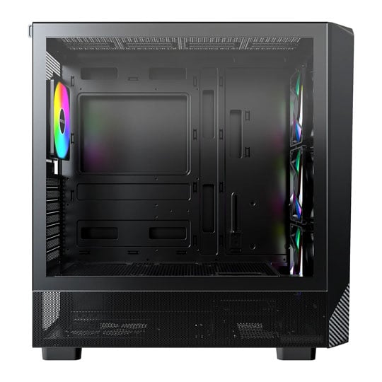 Montech X5 Black Mid Tower PC Case with 4 x ARGB Fans
