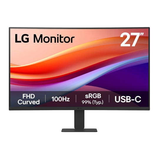 LG 27" 27U421A-B FHD 100Hz Curved Business Monitor