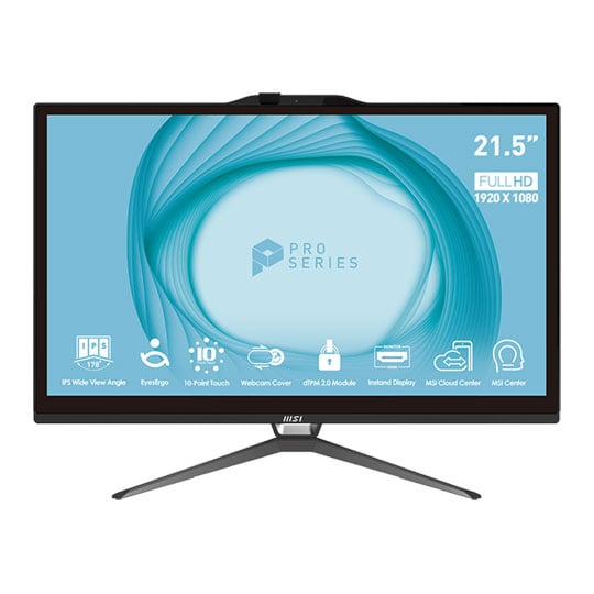 MSI Pro AP222T 13M 21.5" Intel Pentium Gold All-in-One PC