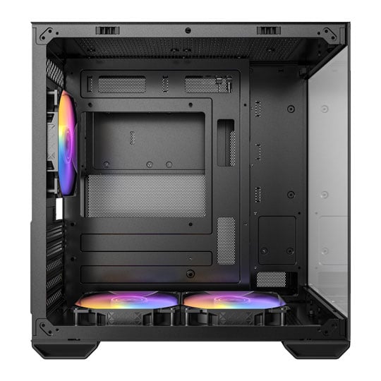 Antec CX60M ARGB Micro-ATX Mini Tower Tempered Glass Black PC Gaming Case