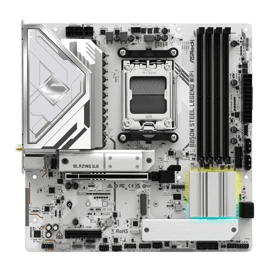 Open Box ASRock B850M Steel Legend DDR5 PCIe 5.0 microATX Motherboard : image 2