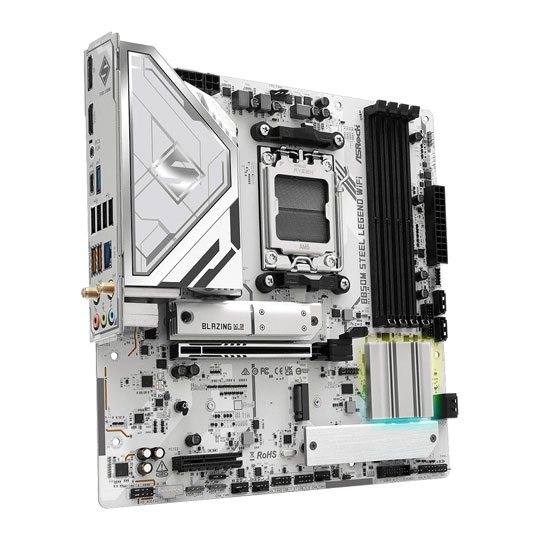 Open Box ASRock B850M Steel Legend DDR5 PCIe 5.0 microATX Motherboard : image 3