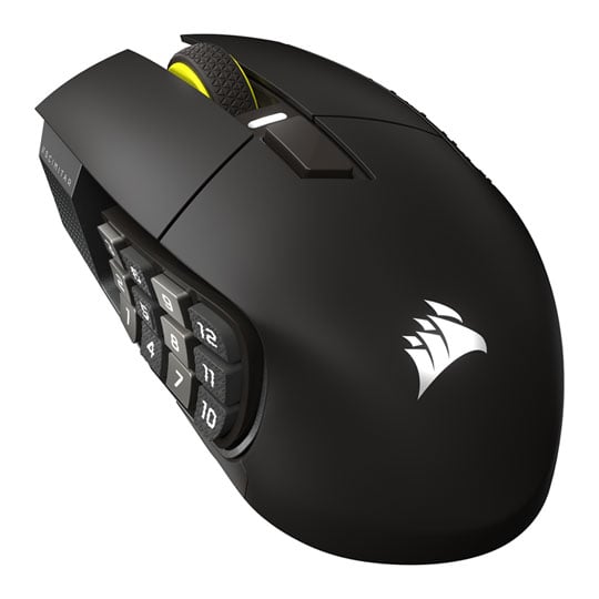 CORSAIR Scimitar Elite Wireless SE Optical MOBA/MMO RGB Gaming Mouse - Gun Metal