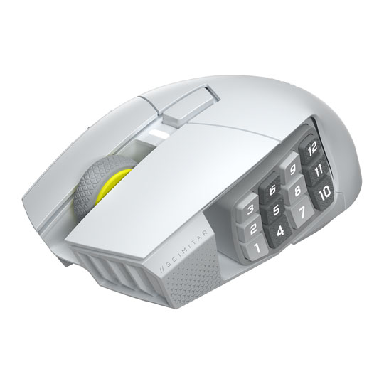 CORSAIR Scimitar Elite Wireless SE Optical MOBA/MMO RGB Gaming Mouse - White : image 4