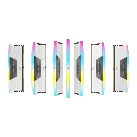 Corsair Vengeance RGB White 32GB 6400MHz DDR5 Dual Profile Memory Kit : image 4
