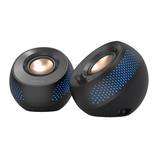 Creative Labs Pebble X Dual USB 2.0 Desktop Speaker Set with ARGB