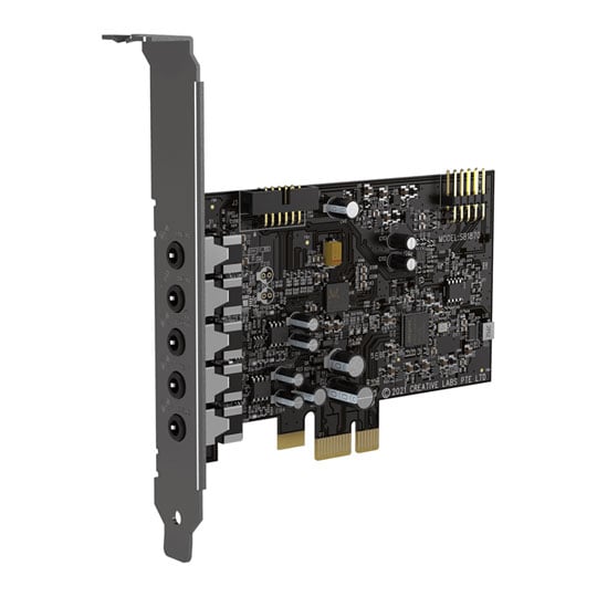 CREATIVE Sound Blaster Audigy FX v2 Upgradable Hi-res 5.1 PCI-e Sound Card
