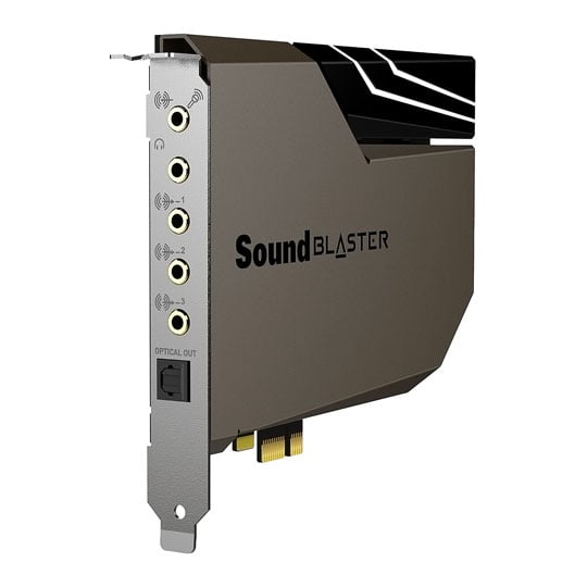 CREATIVE Sound Blaster AE-7 Hi-res PCI-e DAC and Amp Sound Card with Audio Control Module
