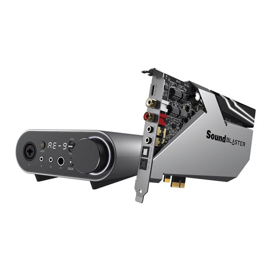 CREATIVE Sound BlasterX AE-9 Ultimate PCI-e Sound Card with Audio Control Module
