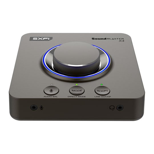 CREATIVE Sound Blaster X4 Hi-res External USB DAC and Headphone Amp Sound Card
