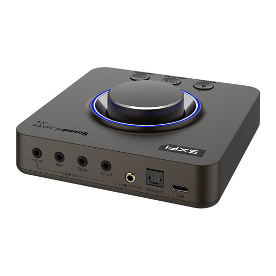 CREATIVE Sound Blaster X4 Hi-res External USB DAC and Headphone Amp Sound Card : image 4