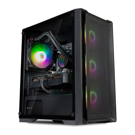 Gaming PC with NVIDIA GeForce RTX 4060 and AMD Ryzen 5 5500