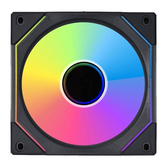 Lian Li UNI FAN SL Infinity Mirror Reverse Blade 120mm ARGB PWM Fan Black 3PK With Hub