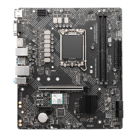 MSI PRO Intel H610M-G WiFi DDR4 Micro-ATX Motherboard