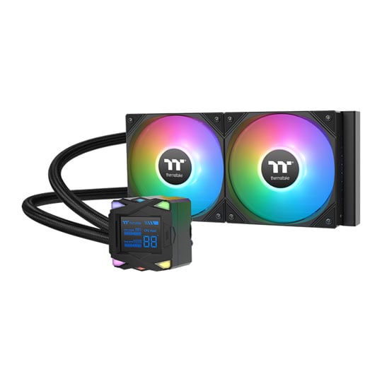 Thermaltake 240mm LA240-S ARGB Sync 2.4" LCD Screen All In One CPU Water Cooler