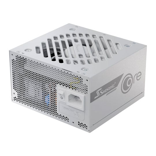 Seasonic Core GX White ATX 3.1 750W Fully Modular 80+ Gold PCIE 5.1 Power Supply/PSU