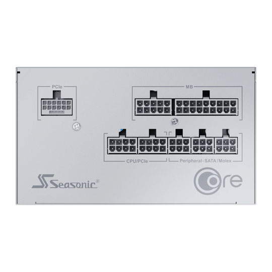 Seasonic Core GX White ATX 3.1 750W Fully Modular 80+ Gold PCIE 5.1 Power Supply/PSU : image 4