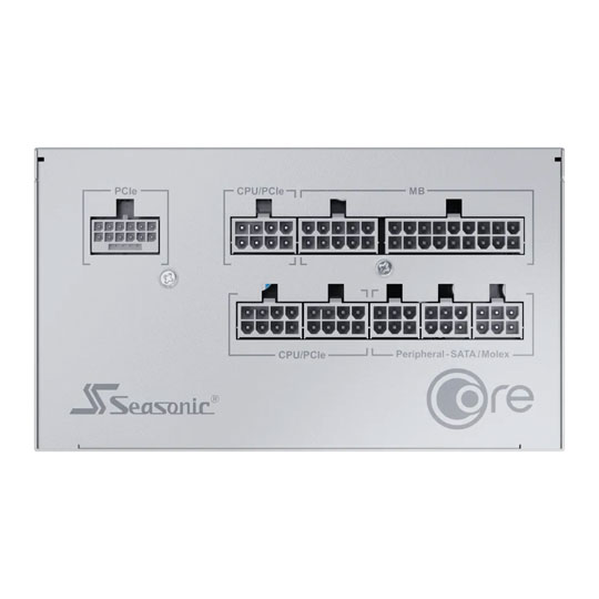 Seasonic Core GX White ATX 3.1 850W Fully Modular 80+ Gold PCIE 5.1 Power Supply/PSU : image 4