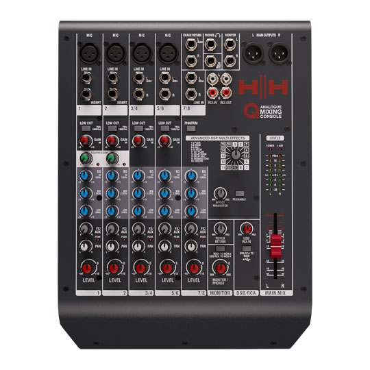HH Q8FX 8-Channel Analogue Mixing Console