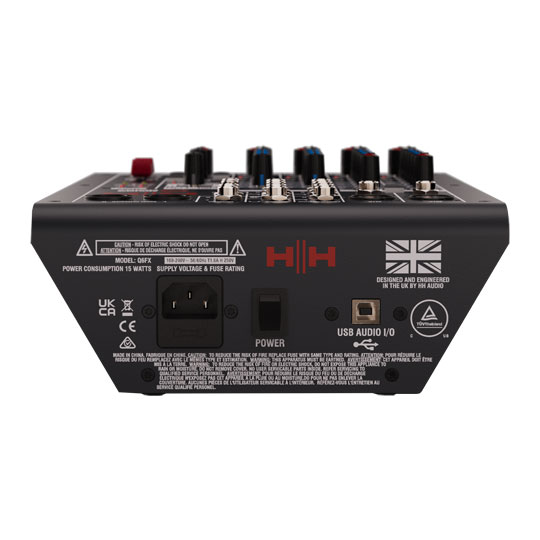 HH Q6FX 6-Channel Analogue Mixing Console