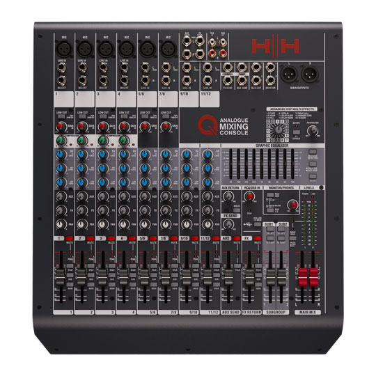 HH Q12FX 12-Channel Analogue Mixing Console