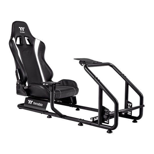 Thermaltake GR300 Racing Simulator Cockpit Black with Reclining Seat Thermaltake GR300 Racing Simulator Cockpit Black with Reclining Seat