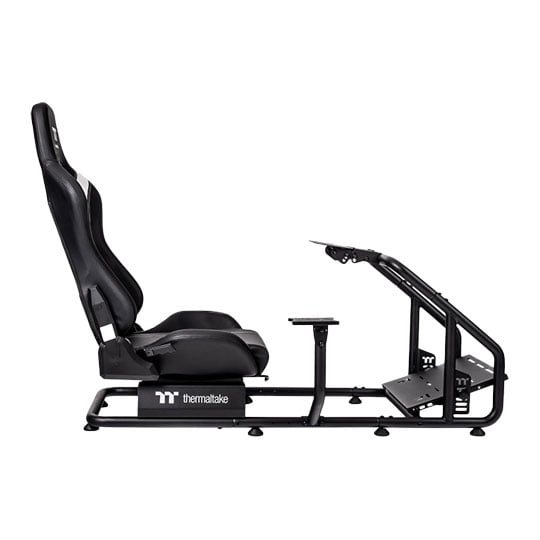 Thermaltake GR300 Racing Simulator Cockpit Black with Reclining Seat Thermaltake GR300 Racing Simulator Cockpit Black with Reclining Seat