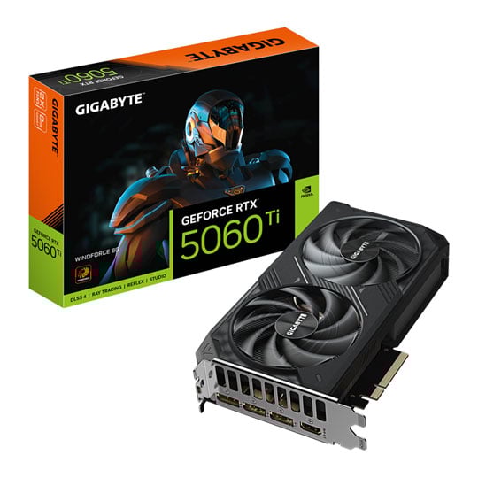 Gigabyte NVIDIA GeForce RTX 5060 Ti WINDFORCE 8G 8GB Blackwell Graphics Card