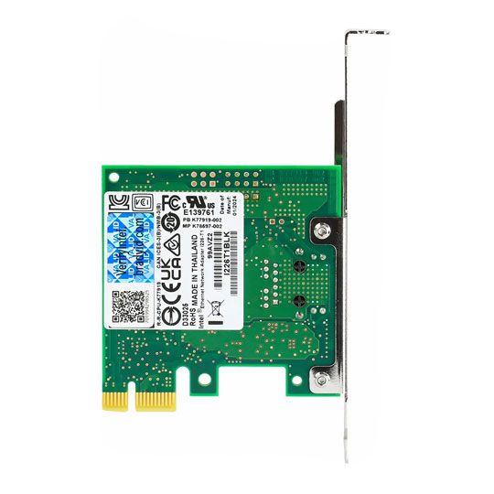 Intel I226-T1 PCIe Gen3 (x1) Single Port 2.5GbE RJ45 Network Adapter Low Profile : image 3