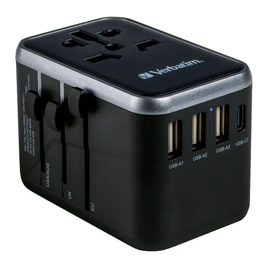 Verbatim UTA-04 USB-C / USB-A Universal Travel Adapter
