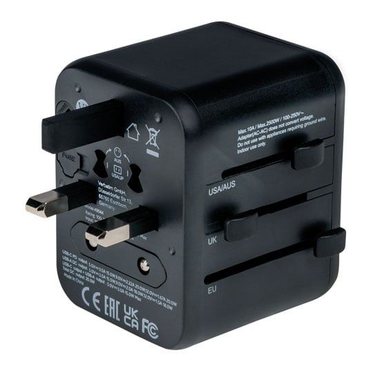 Verbatim UTA-02 USB-C / USB-A Universal Travel Adapter : image 3