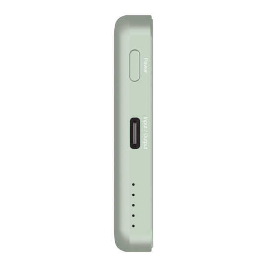 Verbatim Charge 'n' Go Wireless / USB-C 5000mAh Power Bank, Green : image 3