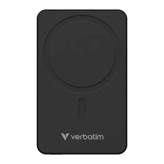 Verbatim Charge 'n' Go Wireless / USB-C 5000mAh Power Bank, Black