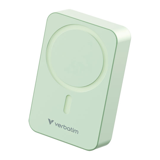 Verbatim Charge 'n' Go Wireless / USB-C 20000mAh Power Bank, Green