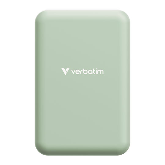 Verbatim Charge 'n' Go Wireless / USB-C 20000mAh Power Bank, Green : image 4