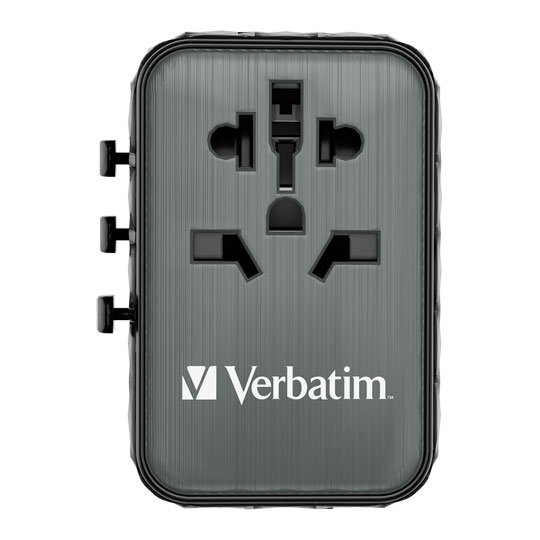 Verbatim UTA-05 USB-C / USB-A GaN III Universal Travel Adapter