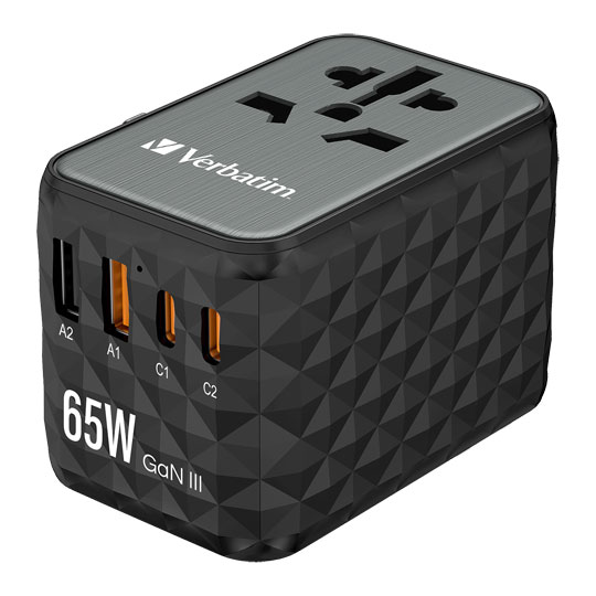 Verbatim UTA-05 USB-C / USB-A GaN III Universal Travel Adapter : image 4