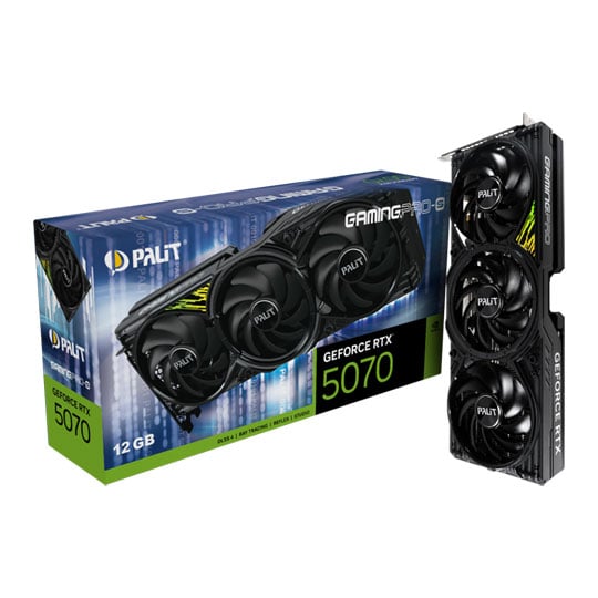 PALIT NVIDIA GeForce RTX 5070 Ti 16GB GamingPro-S Blackwell Graphics Card