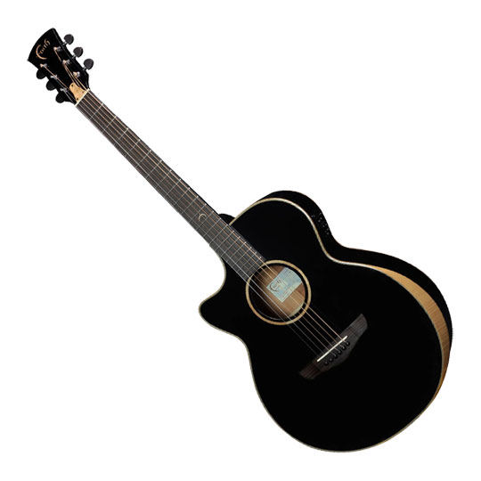 Faith Eclipse Venus - Cutaway Electro with Hardcase (Black)