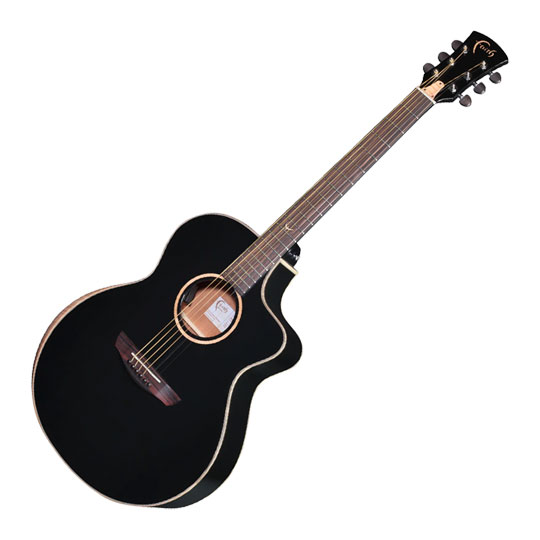 Faith Eclipse Neptune - Cutaway Electro with Hardcase (Black)