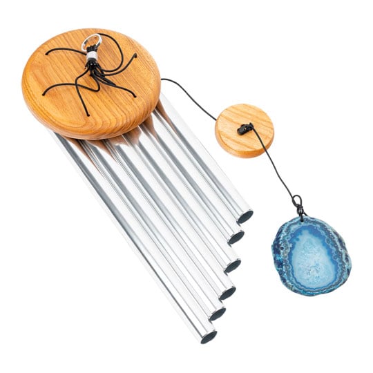 Meinl Sonic Energy Blue Agate Meditation Chime 29", Silver