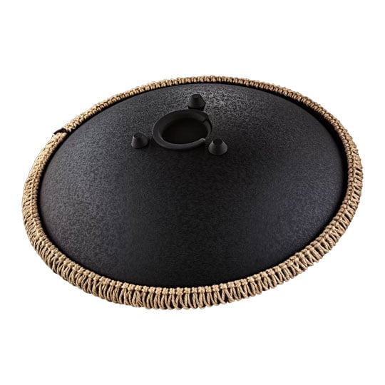 Meinl Sonic Energy Octave Steel Tongue Drum, Black, D Kurd