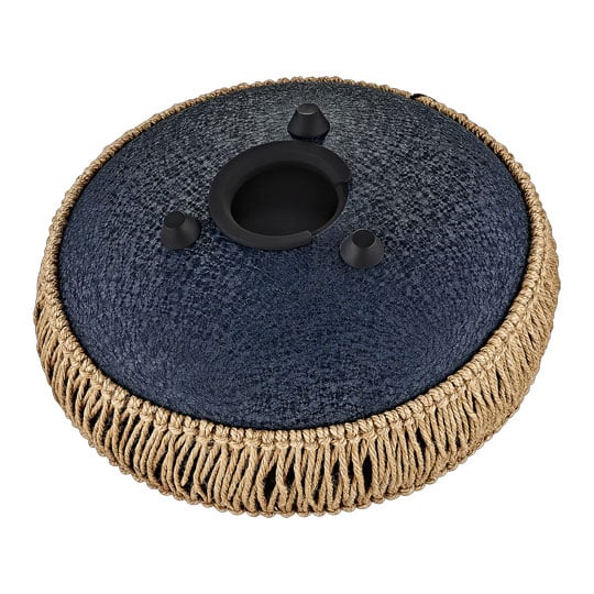 Meinl Sonic Energy 10" Medium Octave Steel Tongue Drum, C Minor, 8 Notes, 432 Hz, Navy Blue