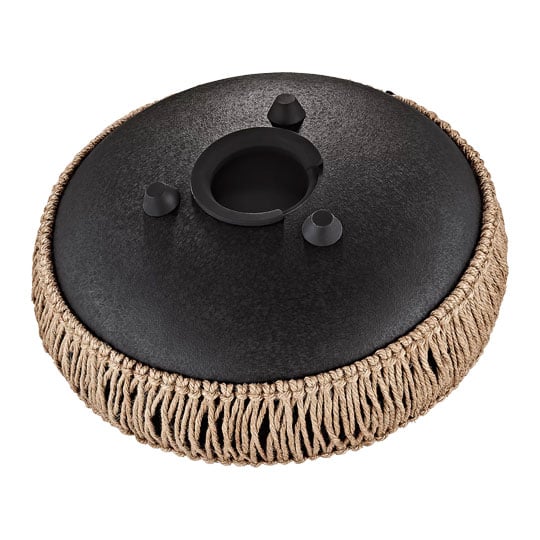 Meinl Sonic Energy 10" Medium Octave Steel Tongue Drum, B Minor, 8 Notes, 432 Hz, Black