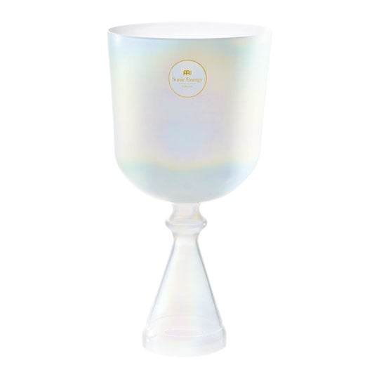 Meinl Sonic Energy Crystal Singing Chalice, 6.75" / 17 cm, Note C4, Creamy, Root Chakra
